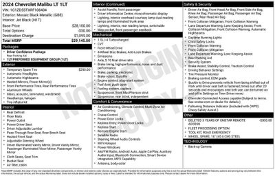 2024 Chevrolet Malibu 1LT