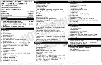 2015 Chevrolet Colorado 2WD LT