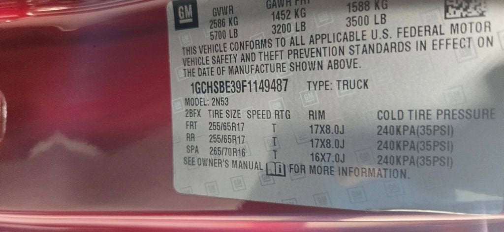 2015 Chevrolet Colorado 2WD LT