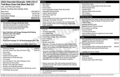 2022 Chevrolet Silverado 1500 LTD LT Trail Boss