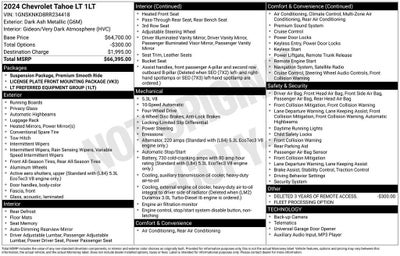 2024 Chevrolet Tahoe LT