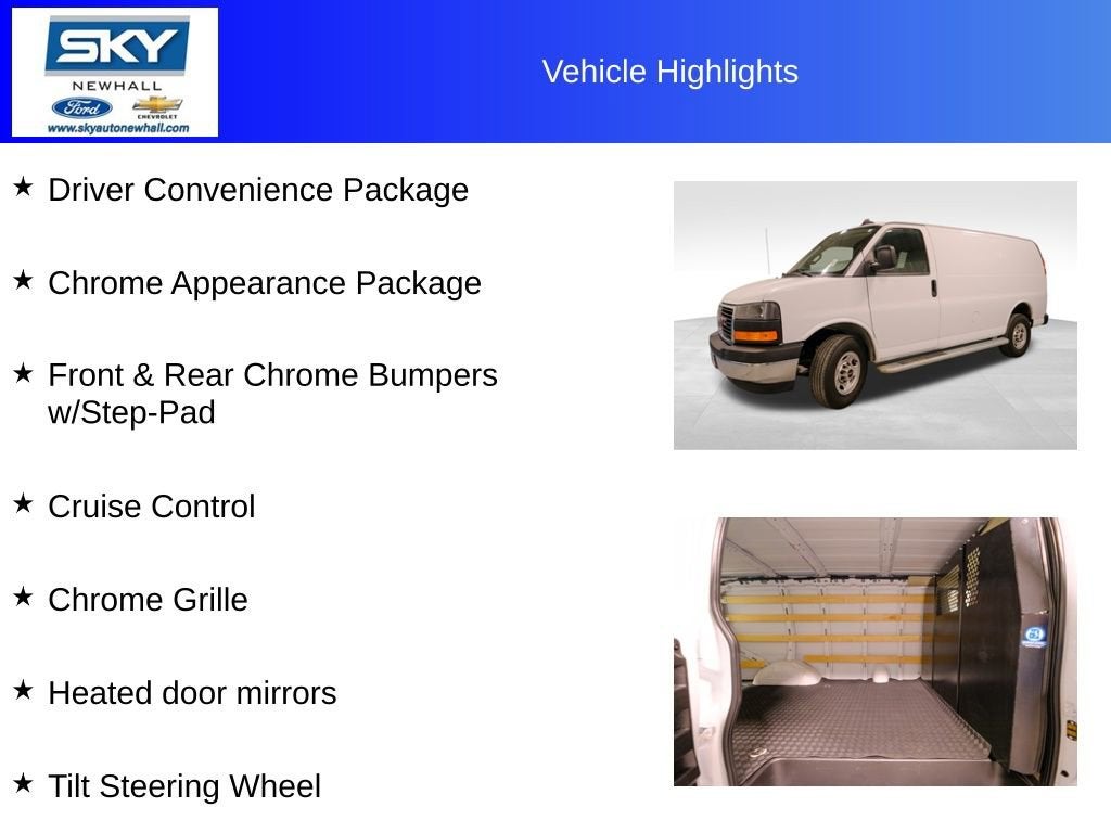 2024 GMC Savana Cargo 2500 Work Van