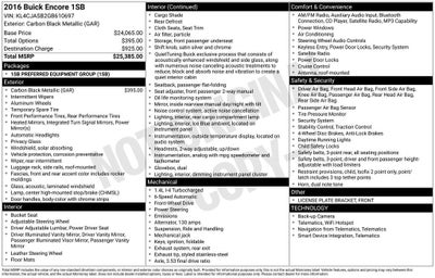 2016 Buick Encore Base