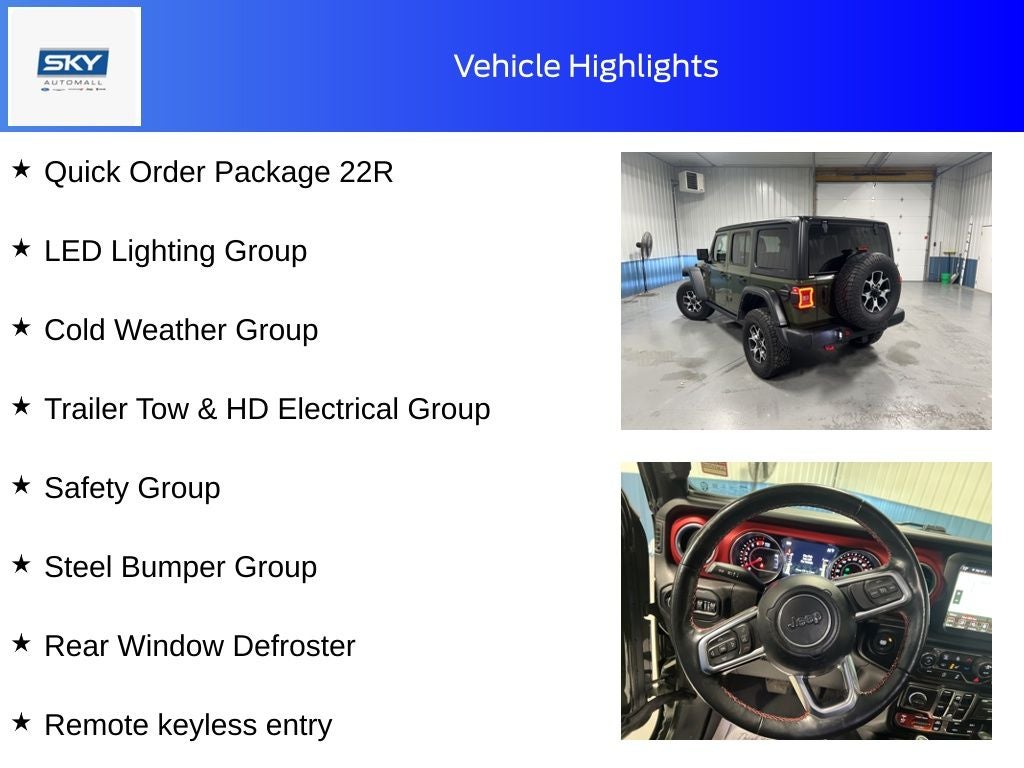 2022 Jeep Wrangler Unlimited Rubicon 4x4