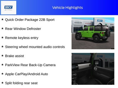 2025 Jeep Wrangler WRANGLER 4-DOOR SPORT