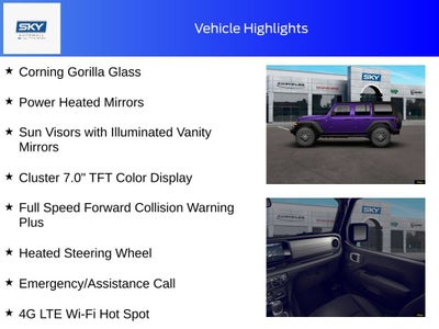 2026 Jeep Wrangler WRANGLER 4-DOOR SPORT S