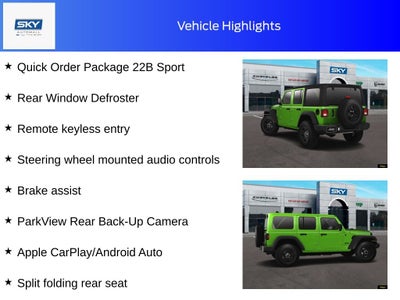 2025 Jeep Wrangler WRANGLER 4-DOOR SPORT