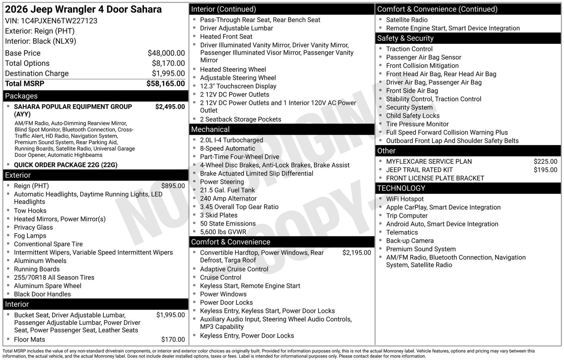 2026 Jeep Wrangler WRANGLER 4-DOOR SAHARA