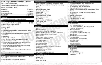 2024 Jeep Grand Cherokee L Laredo 4x4