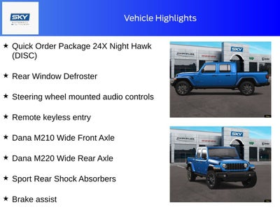 2025 Jeep Gladiator GLADIATOR NIGHTHAWK 4X4