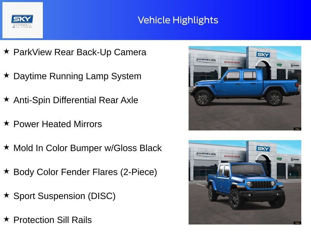 2025 Jeep Gladiator GLADIATOR NIGHTHAWK 4X4