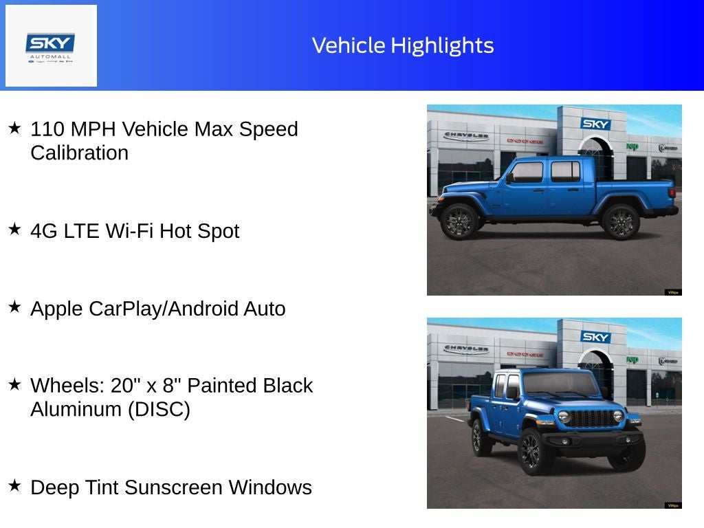 2025 Jeep Gladiator GLADIATOR NIGHTHAWK 4X4