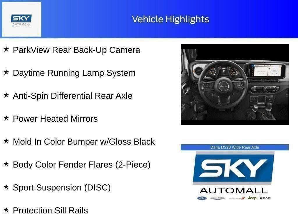 2025 Jeep Gladiator GLADIATOR NIGHTHAWK 4X4