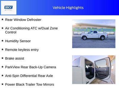 2023 RAM 1500 Classic SLT Crew Cab 4x4 5'7' Box