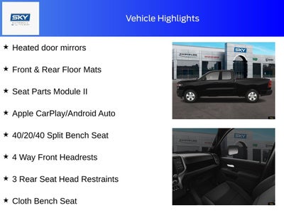 2025 RAM Ram 1500 RAM 1500 TRADESMAN QUAD CAB 4X4 6'4' BOX
