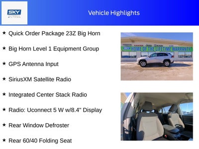 2023 RAM 1500 Big Horn Crew Cab 4x4 5'7' Box