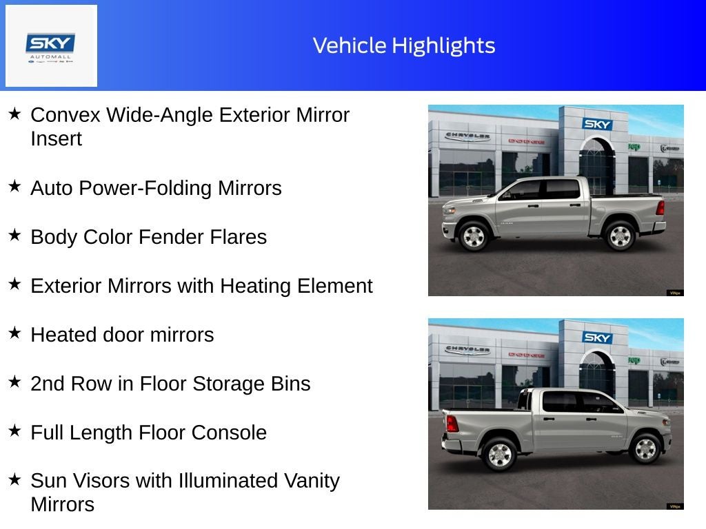 2026 RAM Ram 1500 RAM 1500 BIG HORN CREW CAB 4X4 5'7' BOX