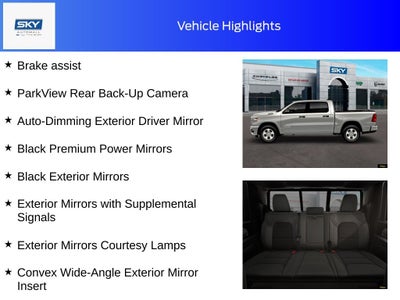 2026 RAM Ram 1500 RAM 1500 BIG HORN CREW CAB 4X4 5'7' BOX