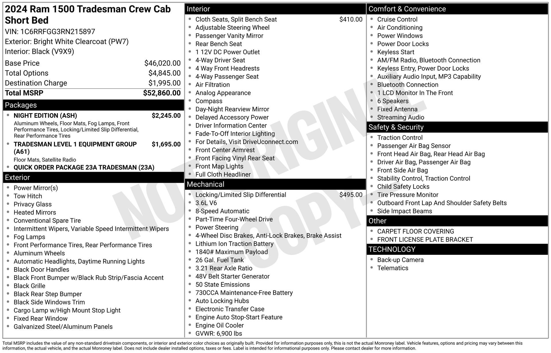 2024 RAM 1500 Tradesman