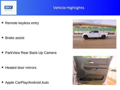 2025 RAM 1500 Tradesman Crew Cab 4x4 5'7' Box