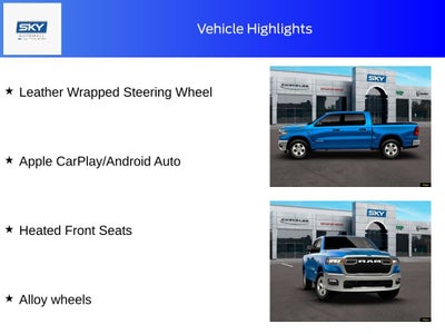 2026 RAM Ram 1500 RAM 1500 BIG HORN CREW CAB 4X4 5'7' BOX