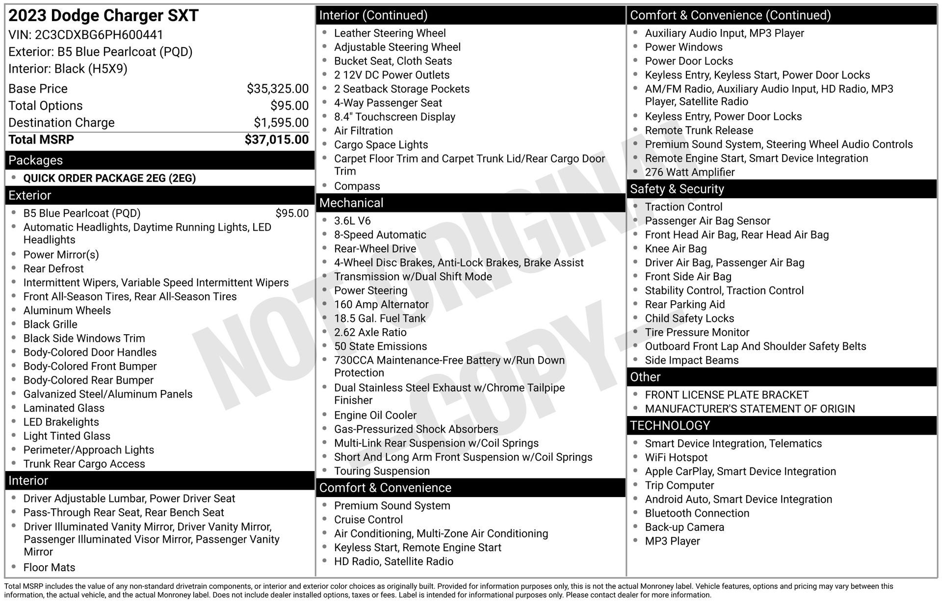 2023 Dodge Charger SXT