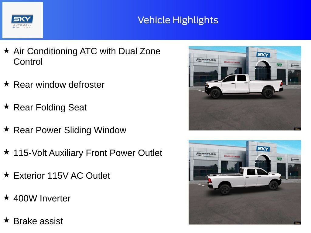 2026 RAM Ram 3500 RAM 3500 TRADESMAN CREW CAB 4X4 8' BOX