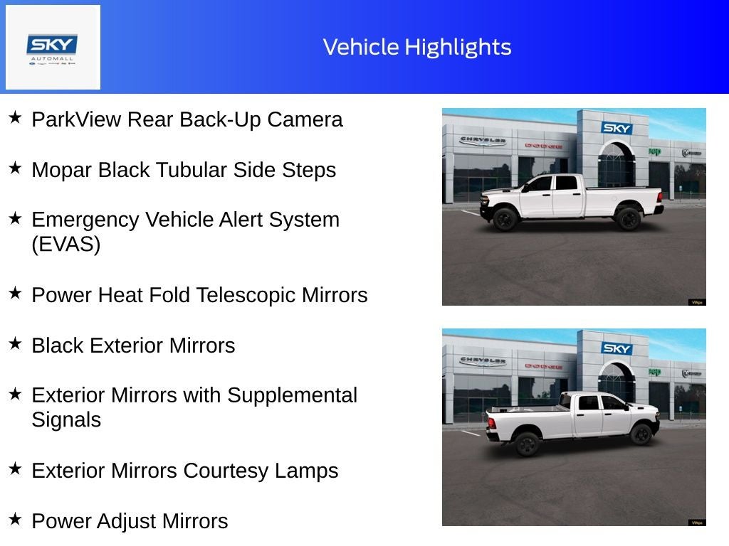 2026 RAM Ram 3500 RAM 3500 TRADESMAN CREW CAB 4X4 8' BOX