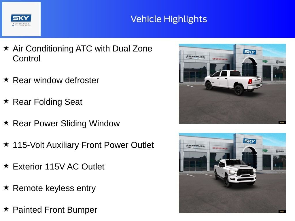 2026 RAM Ram 2500 RAM 2500 BLACK EXPRESS CREW CAB 4X4 6'4' BOX