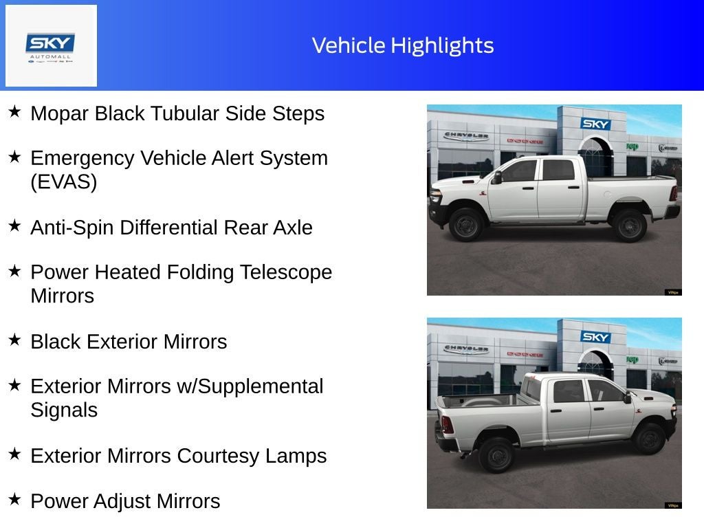 2025 RAM Ram 2500 RAM 2500 TRADESMAN CREW CAB 4X4 6'4' BOX
