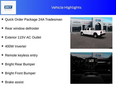 2026 RAM Ram 3500 RAM 3500 TRADESMAN CREW CAB 4X4 8' BOX