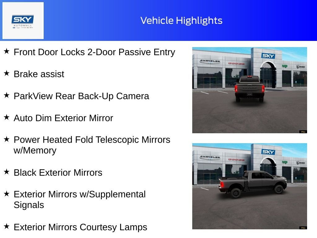 2026 RAM Ram 2500 RAM 2500 POWER WAGON CREW CAB 4X4 6'4' BOX