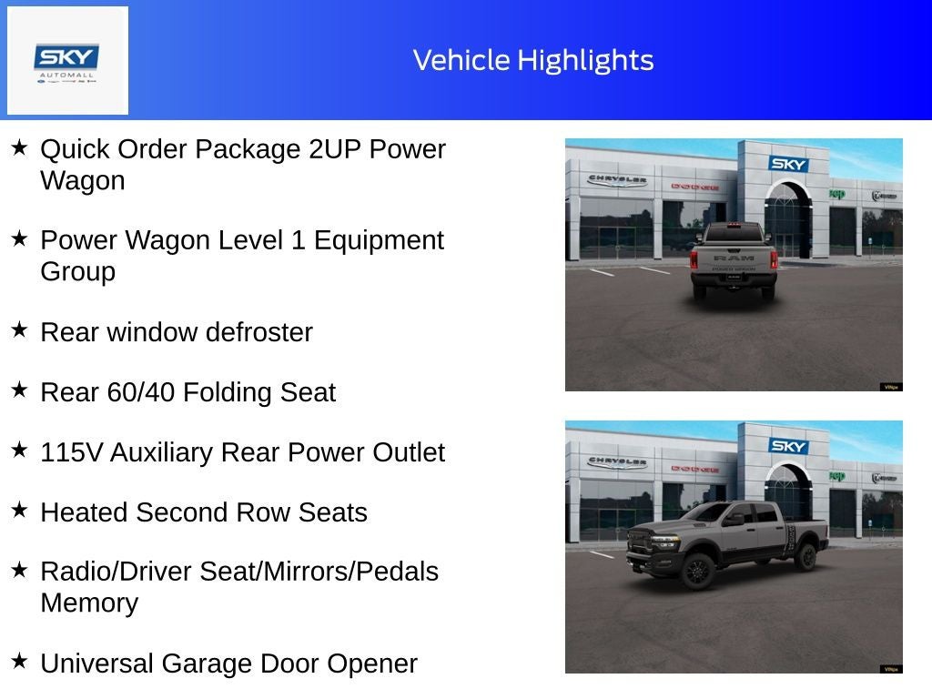 2026 RAM 2500 Power Wagon