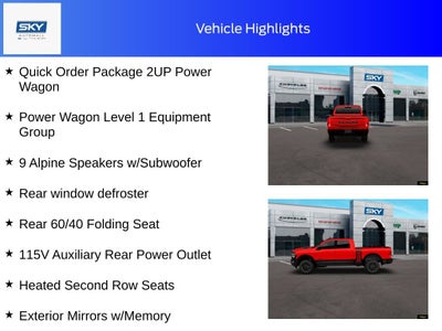 2026 RAM Ram 2500 RAM 2500 POWER WAGON CREW CAB 4X4 6'4' BOX