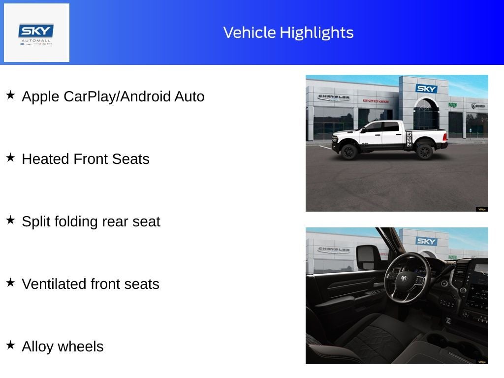 2026 RAM Ram 2500 RAM 2500 POWER WAGON CREW CAB 4X4 6'4' BOX