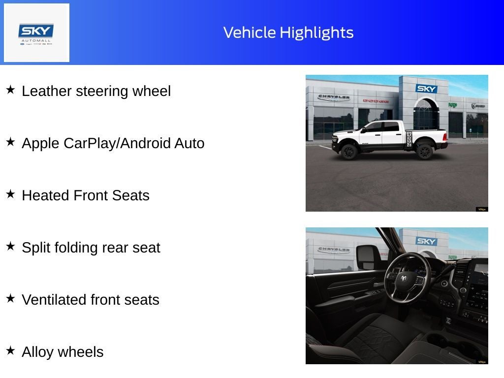2026 RAM Ram 2500 RAM 2500 POWER WAGON CREW CAB 4X4 6'4' BOX