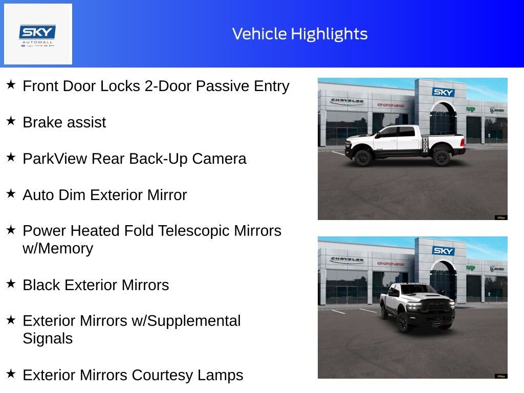 2026 RAM Ram 2500 RAM 2500 POWER WAGON CREW CAB 4X4 6'4' BOX