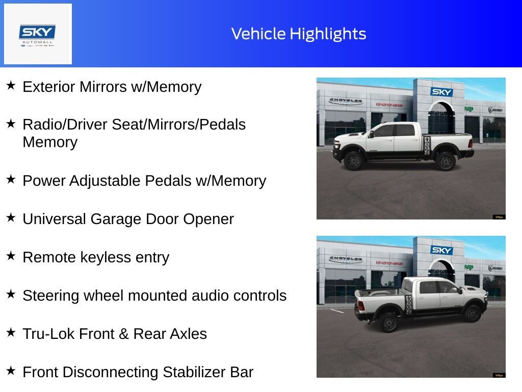 2025 RAM Ram 2500 RAM 2500 POWER WAGON CREW CAB 4X4 6'4' BOX