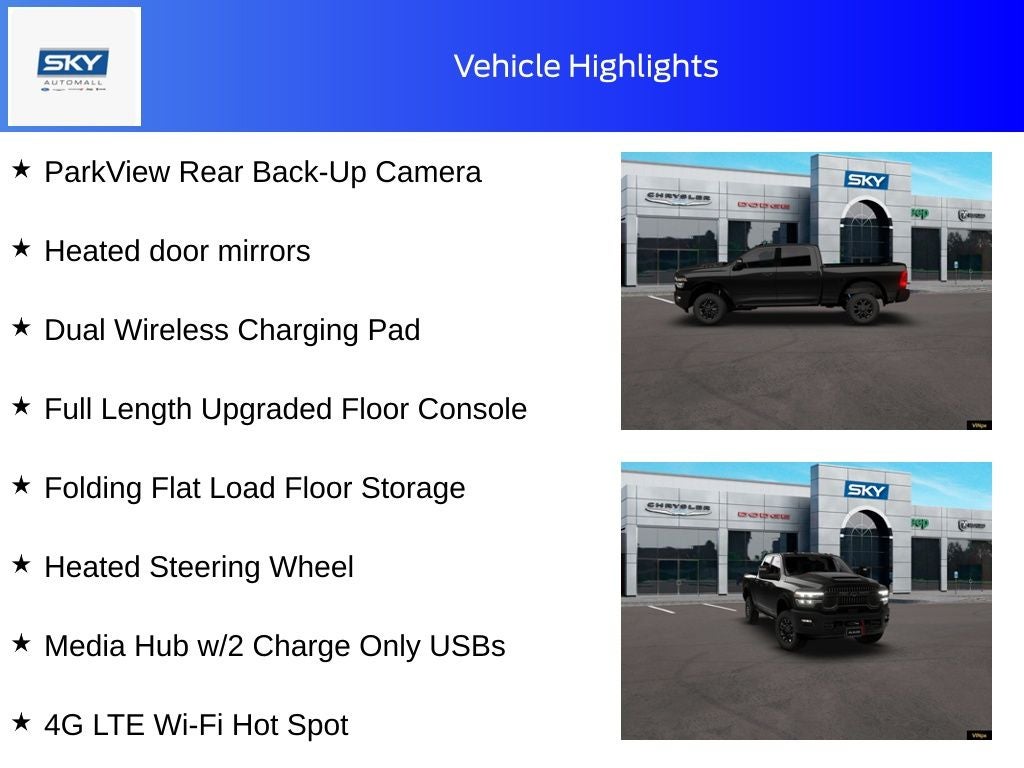 2026 RAM Ram 2500 RAM 2500 POWER WAGON CREW CAB 4X4 6'4' BOX