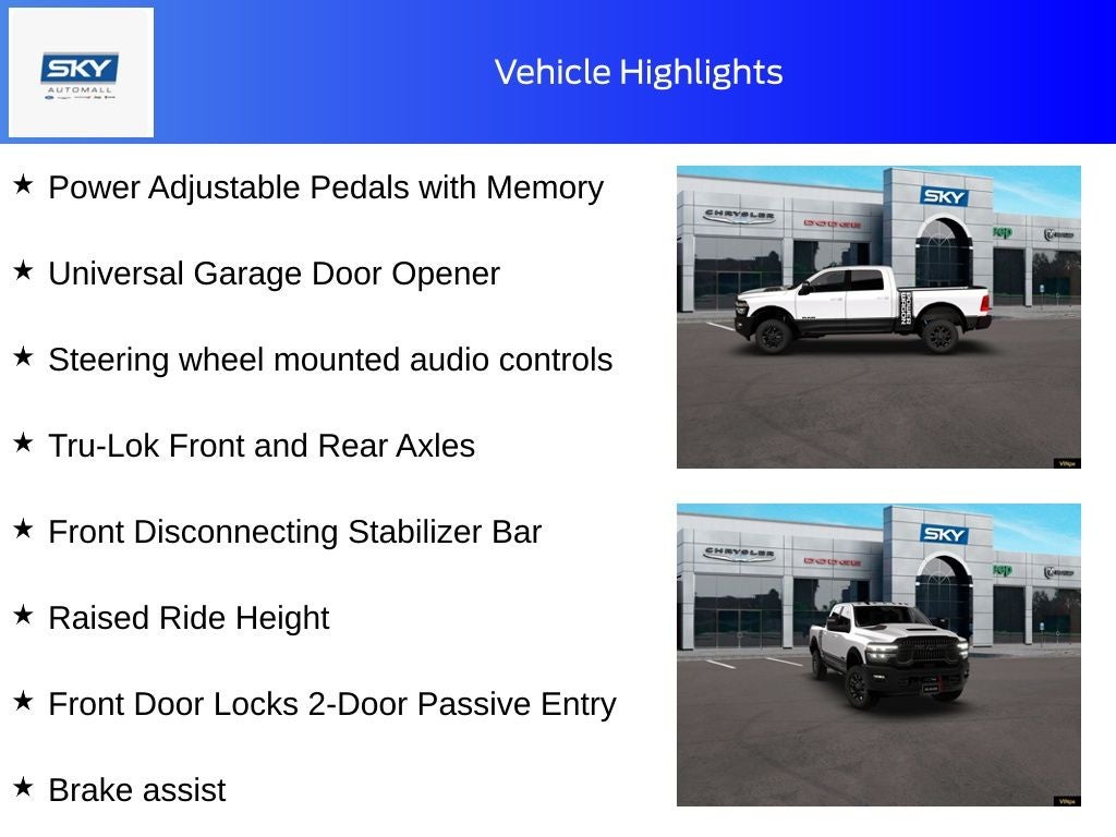 2026 RAM Ram 2500 RAM 2500 POWER WAGON CREW CAB 4X4 6'4' BOX