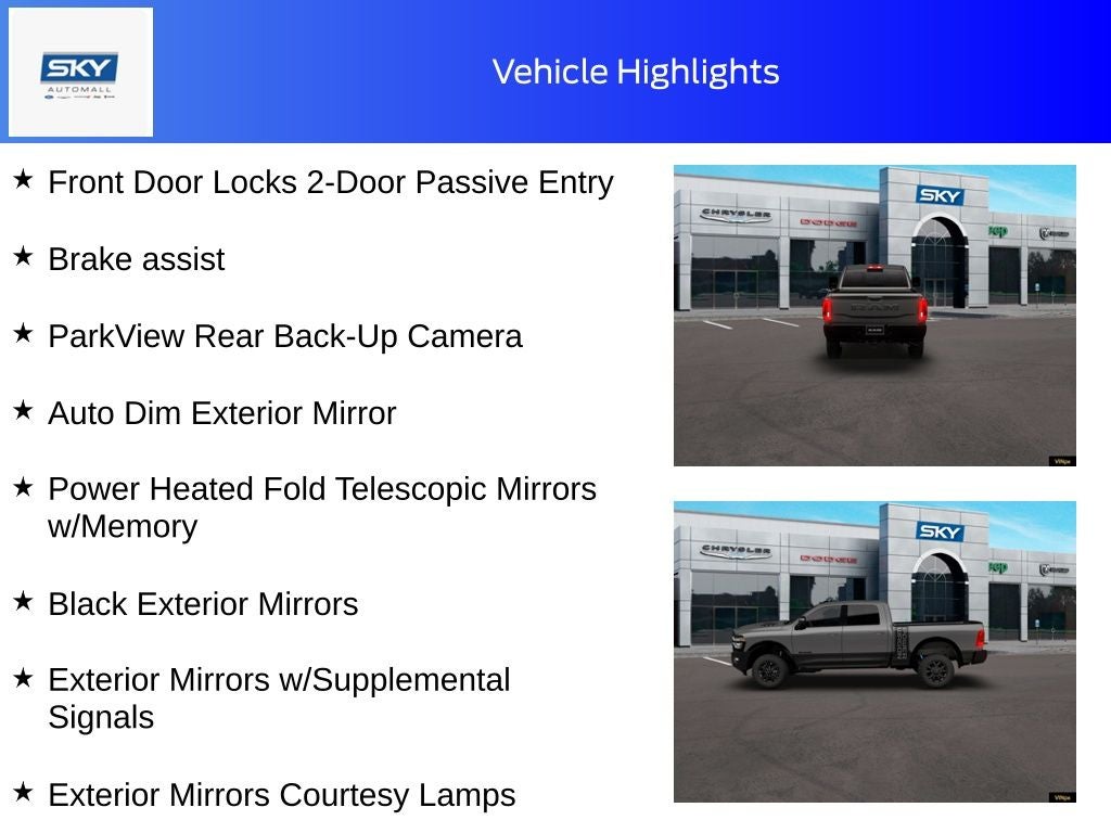 2026 RAM Ram 2500 RAM 2500 POWER WAGON CREW CAB 4X4 6'4' BOX