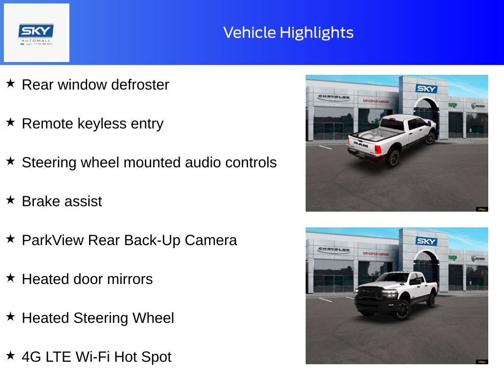 2026 RAM Ram 2500 RAM 2500 REBEL CREW CAB 4X4 6'4' BOX