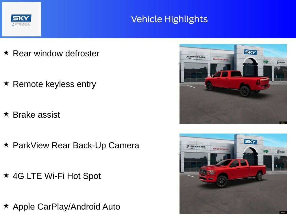 2026 RAM Ram 2500 RAM 2500 BLACK EXPRESS CREW CAB 4X4 8' BOX