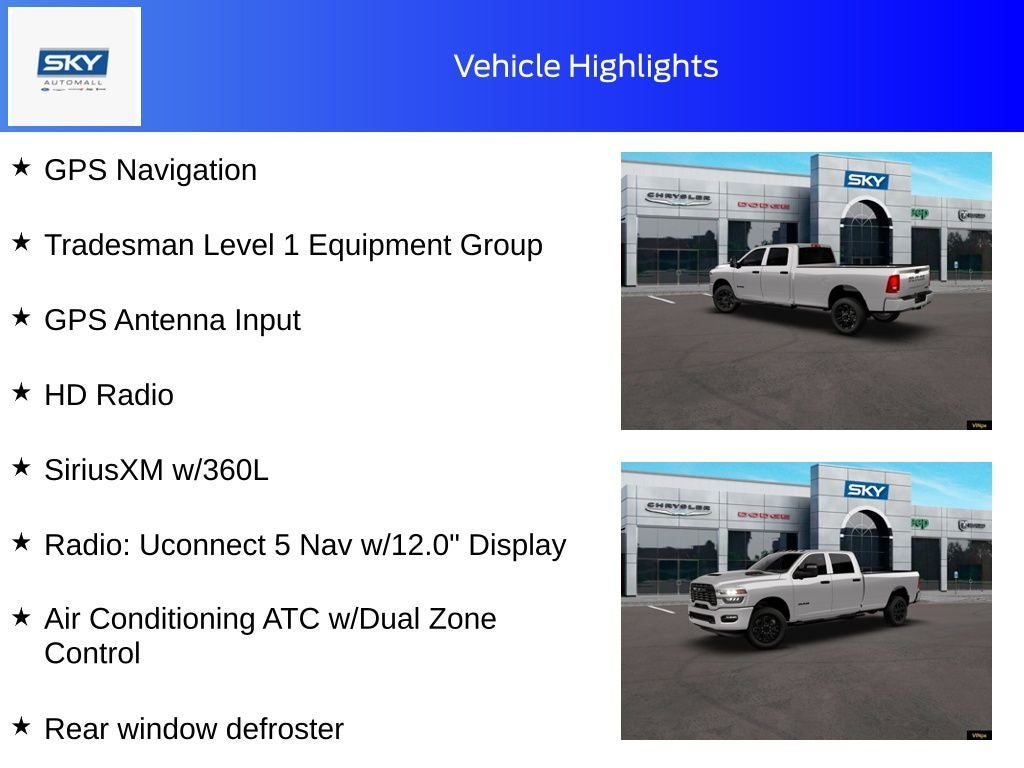 2026 RAM Ram 2500 RAM 2500 BLACK EXPRESS CREW CAB 4X4 8' BOX
