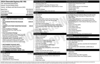 2024 Chevrolet Equinox AWD RS