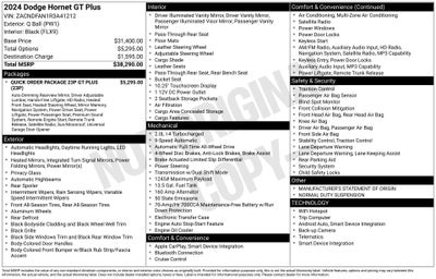 2024 Dodge Hornet GT Plus AWD