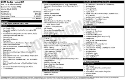2025 Dodge Hornet GT