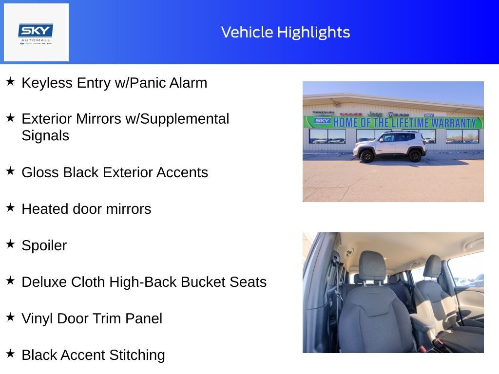 2020 Jeep Renegade Altitude 4x4