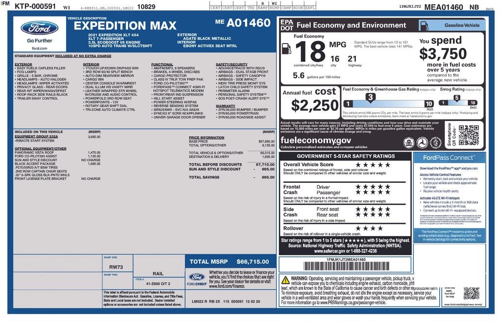 2021 Ford Expedition Max XLT