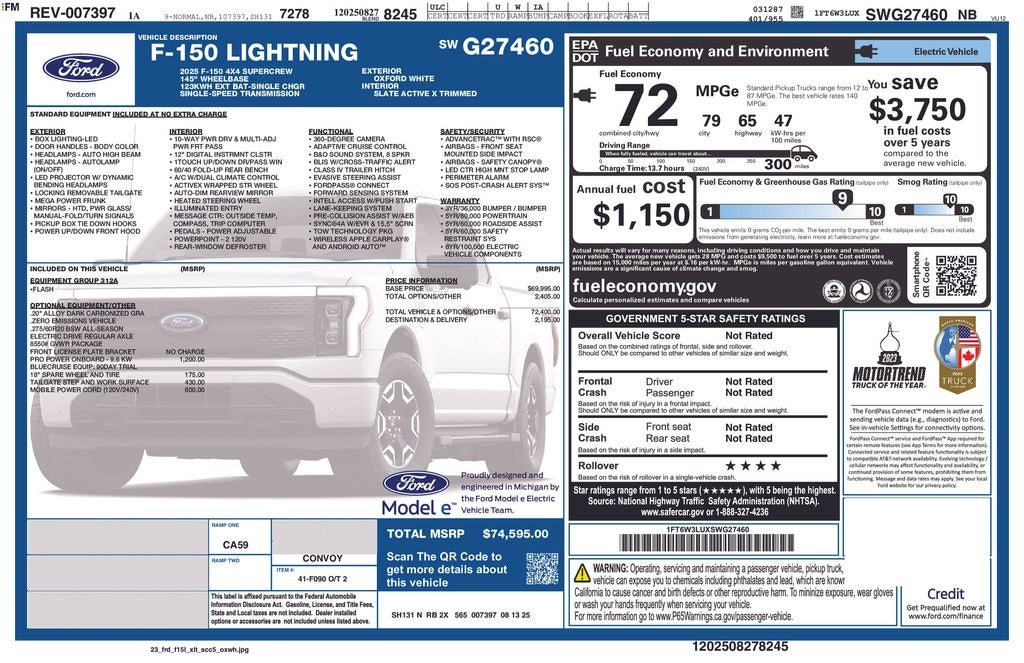 2025 Ford F-150 Lightning Flash